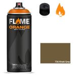 Flame 736 Khaki Grey Orange 400 ml Sprey Boya