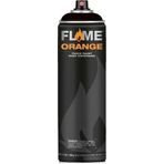 Flame FO-901 Orange 500 ml Thick Black Sprey Boya