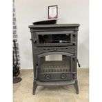 Flame Stove FS-012 Yk Sirius Maxi-4 4 Camlı Kuzineli Yan Kapaklı Döküm Soba
