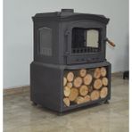 Flame Stove FS-032 Yk St Altara Lüx 3 Camlı Yan Kapaklı Odunluklu Şömine