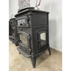Flame Stove FS-12YK Yan Kapaklı 4 Camlı Kuzineli Pik Döküm Soba