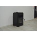 Flame Stove FSFS-201YK Lodi Yan Kapak Tek Camlı Yan Kapaklı (Füme Döküm Soba