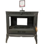 Flame Stove Retro Lüx 4 Camlı Döküm Soba FS043