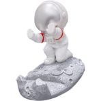 Flameer Reçine Astronotlar Süsler Standı Yaratıcı Braketi Tv Raf Süs Gümüş (Yurt Dışından)