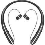 Flameer Spor Egzersizi Seyahat Sarı Için Mic ile Boyun Bandı Bluetooth Kulaklık