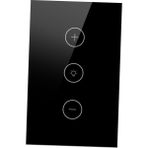 Flameer Wifi Rf Dimmer Anahtarı Akıllı Ev Sistemi 0% - 100% Kısılabilir Çok Kontrol Siyah (Yurt Dışından)