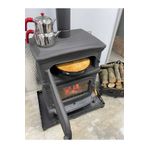 flamestove Altara Premium Yk Tek Camlı Kuzineli Yan Kapaklı Döküm Soba