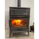 Flamestove FS-044 Retro Dik Tek Camlı Kuzineli Döküm Soba
