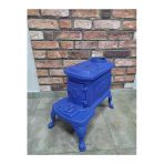 Flamestove FS-059 Mavi Nostalji Camsız Mini Döküm Soba
