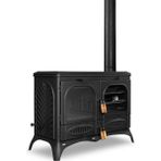 Flamestove FS-065 Palmiye Kuzineli Yatay Pik Döküm Soba
