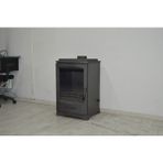 Flamestove FS-201 Lodi Füme Tek Camlı Döküm Soba