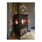 flamestove SİRİUS ULTRA YK STYLE 3 CAMLI YAN KAPAKLI ODUNLUKLU ŞÖMİNE