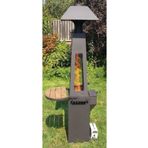 Flamestove Volkano 4 Camlı Pelet Yakıtlı Şömine