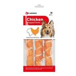 Flamingo 155 gr 17 cm 3'lü M Tavuk Eti Sargılı Yüksek Proteinli Şekersiz Köpek Ödül Çubuğu
