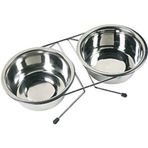 Flamingo 25 cm Duo Dinner İkili Köpek Mama Kabı