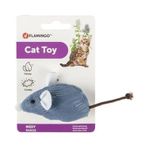 Flamingo Catnipli Pelus Sesli Fare Kedi Oyuncagi 7 Cm