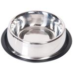 Flamingo Çelik Kaymaz Tabanlı 1.59 lt Köpek Mama Su Kabı