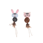 Flamingo Chayenne ve Bear Peluş Kedi Oyuncağı