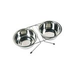 Flamingo Duo Dinner Çelik 21 cm 1600 ml 2'li Mama Kabı