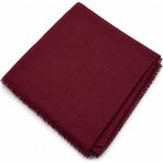 Flamlı Pamuklu Eşarp - Bordo - 100 x 100 cm