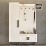 Flances Manolya Mdf Raflı Askılıklı Portmanto Ayakkabılık - Aytaşı