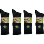 Flaş Tactical 4'lü Bambu Mevsimlik Uzun Konçlu Çorap Acemi ve Bedelli Askeri Malzeme - Standart - Siyah