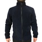 Flaş Tactical Erkek Tam Fermuarlı 5 Cepli Taktik Polar Mont Sıcak Kış Açık Hava Yürüyüş Yürüyüş Dik Yaka Ceket (M, Lacivert)
