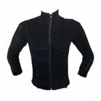 Flaş Tactical Erkek Tam Fermuarlı 5 Cepli Taktik Polar Mont Sıcak Kış Açık Hava Yürüyüş Yürüyüş Dik Yaka Ceket (XXL, Siyah)
