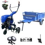 Flash 250 Briggs Stratton Makaslı Römork 7 Hp Benzinli Çapa Makinesi
