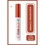 Flash Lash Colored Mascara No:06 Coral Rose - Renkli Maskara - 8691190515775