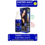 Flashy Colors Flashy Color Elektrik Mavi 100ml Vegan Direkt Uygulanan Saç Boyası