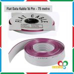 Flat Data Kablo – Kayan Yazı Kablo Topu 16 Pin – 75 M