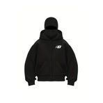 Flaubert Kar Maskeli Ninja erkek Sweatshirt Hırka 2iplik kalın polar