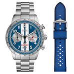 FLE1209SET Shelby x Fossil Grand Tourer Limited-Edition Erkek Kol Saati ve Yedek Kordon