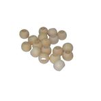 Flea Market 12 Mm Ham Işlenmemiş Ahşap Boncuk - 100 Gram (150 Adet)