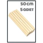 Flea Market 20mm 50cm Yuvarlak Ahşap Çubuk, S20YD50
