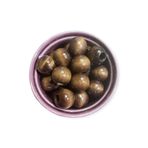 Flea Market 22 Mm Kahverengi Ahşap Boncuk (50 Gr Ort 13 Adet) Geniş Delik Çapı 8 Mm Makrome Çanta