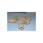 Flea Market 30 Mm Ham Oval Ahşap Boncuk 50 Adet (İşlem Görmemiş)