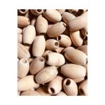 Flea Market 30Mm Oval Ham Makrome Boncuğu - Dekor Boncuğu - 10 Adet