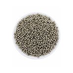 Flea Market 3Mm Nikel/Gümüş Renk Metal Demir Top Boncuk,Takı Yapım Boncuğu (25Gr ~250 Adet)