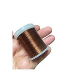 Flea Market Bakır Çiçek Teli 0,30 Mm - Takı Teli - Hobi Teli - 1 Makara - (Ort 50 Metre) 030Tel Koyu Kahve