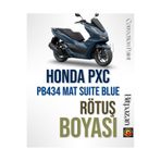 Flea Market Honda Forza Pcx Dio Pb434-M Mat Suit Blue Metallic Profesyonel Çizik Giderici Rötüş Boyası 20Ml, PB434M-İBT