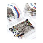 Flea Market Renkli İğne - Eşarp İğnesi Başörtü İğnesi Türban Şal İğnesi Toplu İğne - Color Pins (100 Adet)