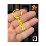 Flea Market Renkli Zincirli Anahtarlık Halkası, Tek Ebat, ColorKeyS-, Sarı, üniseks-yetişkin