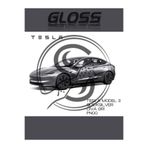 Flea Market Tesla Model 3 Quicksilver Civa Grisi Profesyonel Rötuş Boyası 30ml, MODEL3-PR00