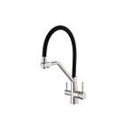 Fleko Arıtmalı Spiralli Inox Siyah Eviye Bataryası Ks16s3