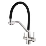 Fleko KS16S3 Inox Arıtmalı Spiralli Eviye Bataryası
