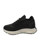 Flet 305Z Triko Ortopedik Köpük Taban Taş Detaylı Günlük Siyah Kadın Sneaker Spor Ayakkabı