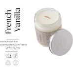 Fleur & Fume French Vanilla No.01 - Kokulu Premium Mum - Kremsi Vanilya ve Sıcak Baharatların Rahatlatıcı Kucaklaması - 1 Adet