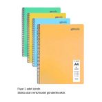 Flex Pastel Defter A4 60 Yaprak Kareli 1 Adet